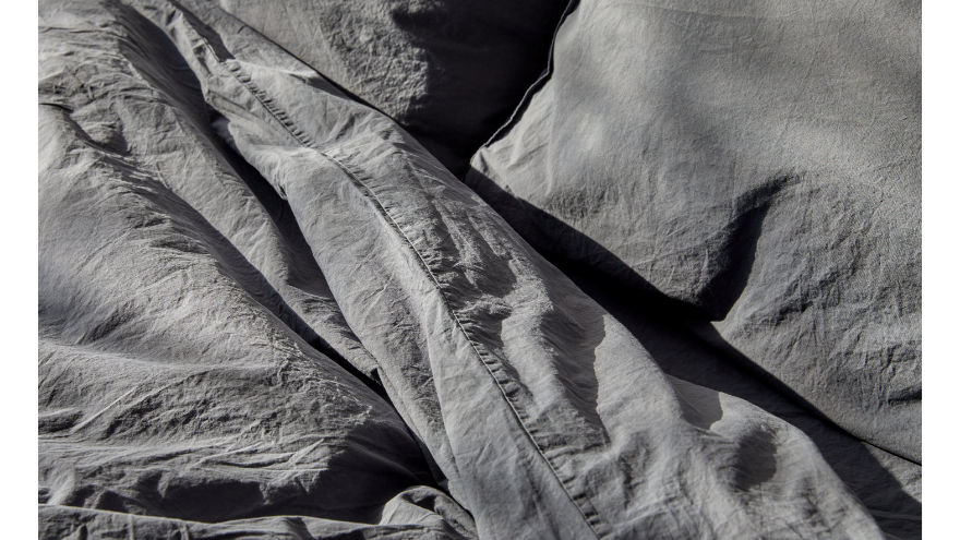 bed sheet set gray