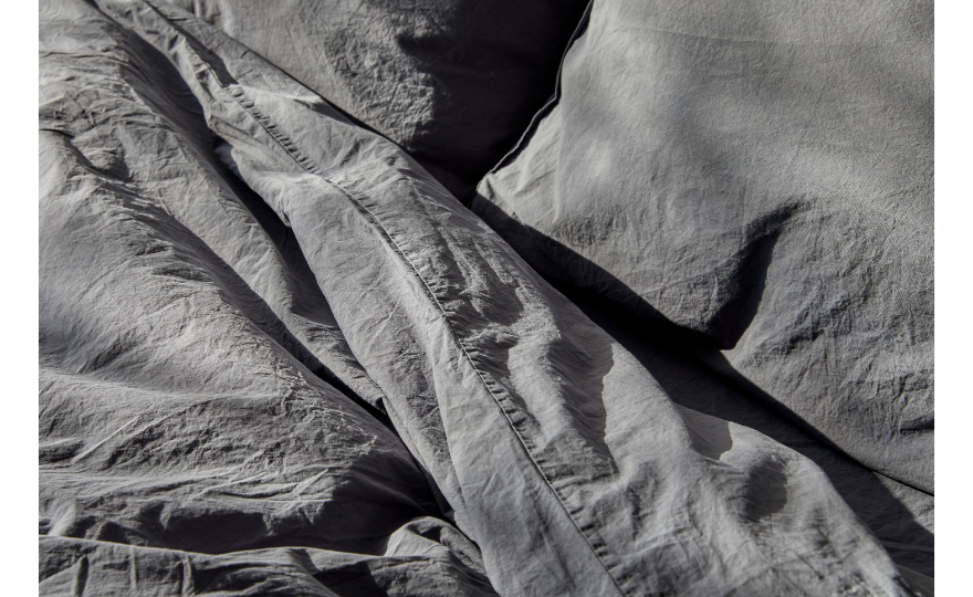 bed sheet set gray