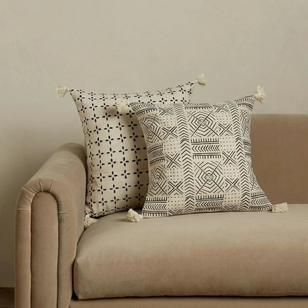 Mudcloth Pillow Cover Segou VIII