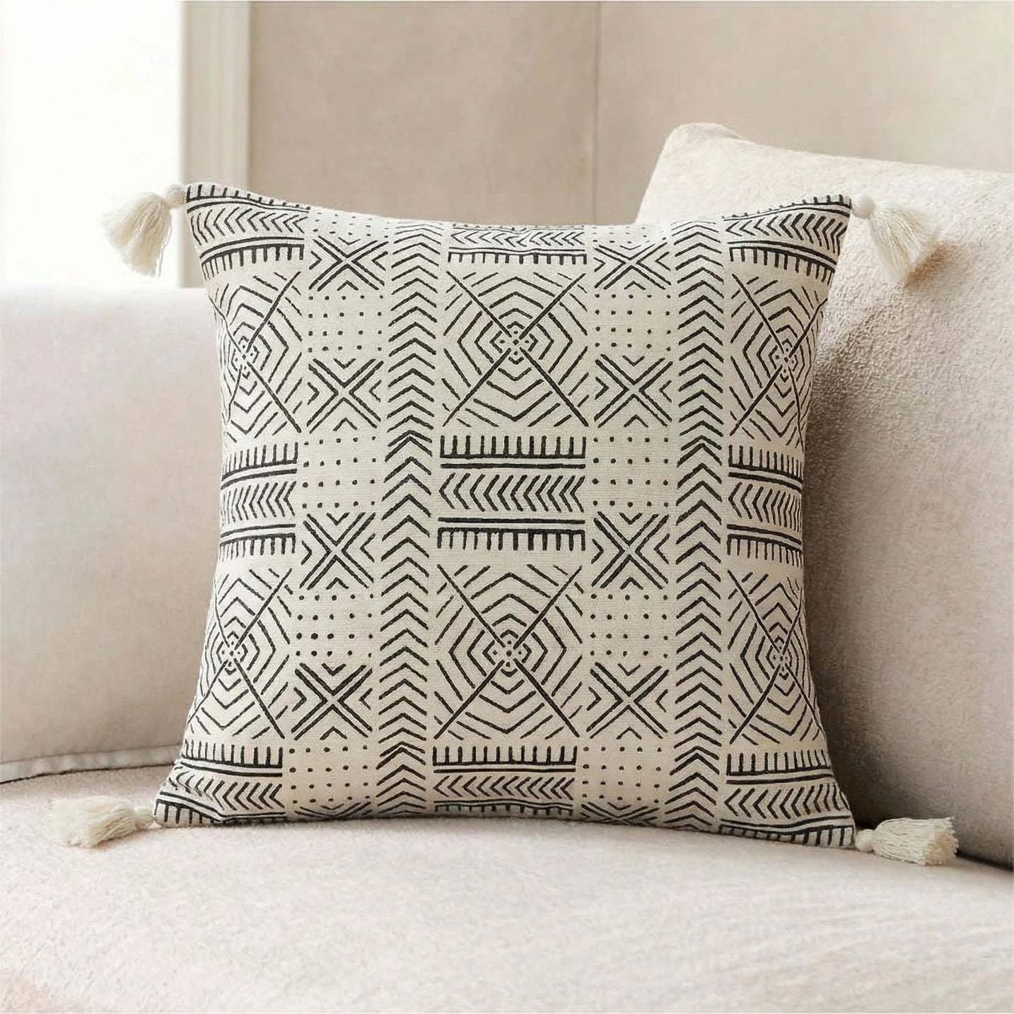 Mudcloth Pillow Cover Segou III