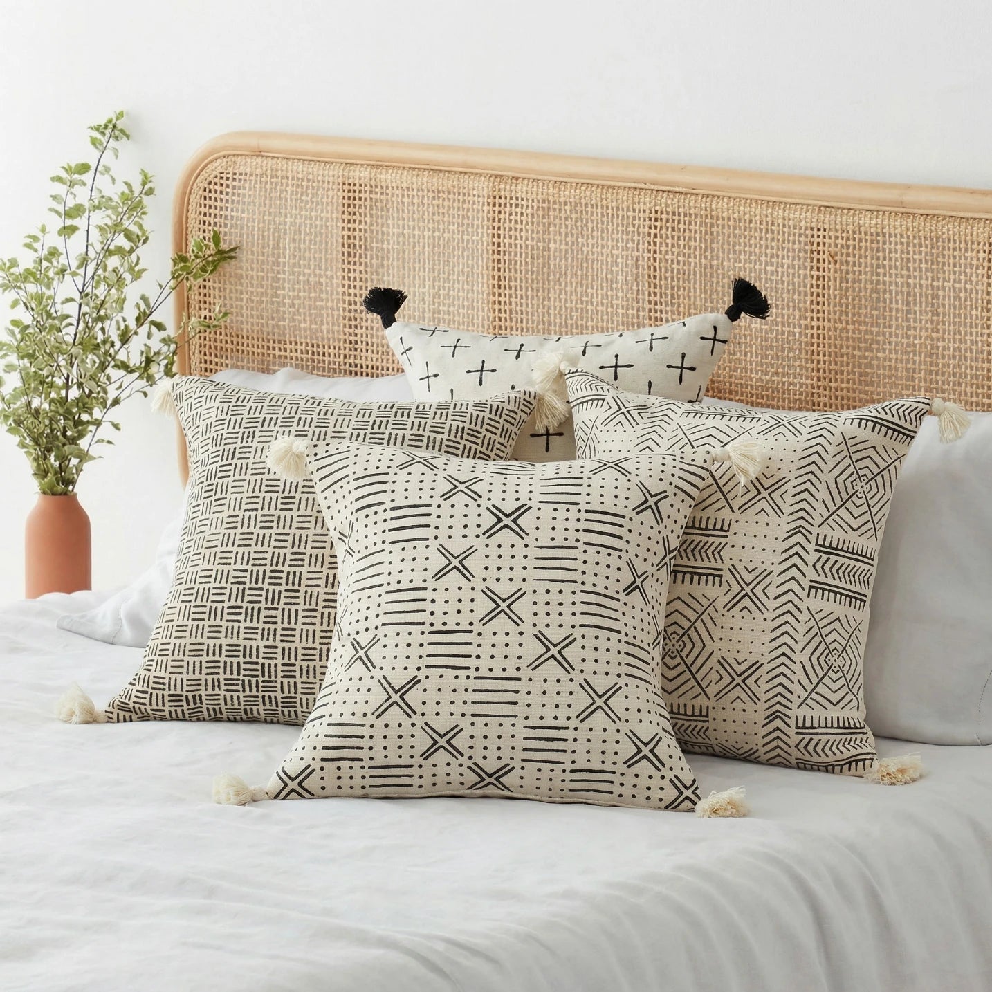 Mudcloth Pillow Cover Segou VII