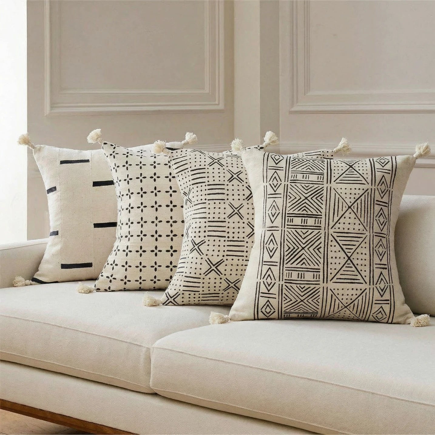 Mudcloth Pillow Cover Segou IV