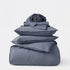 Cotton Percale Bed Set - grey