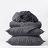 Organic Percale Sheet Set - Rustic Grey