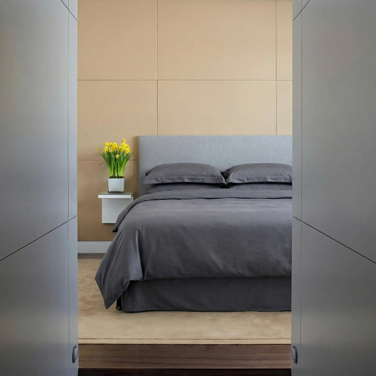 Organic Sateen Sheet Set - Iron Gate