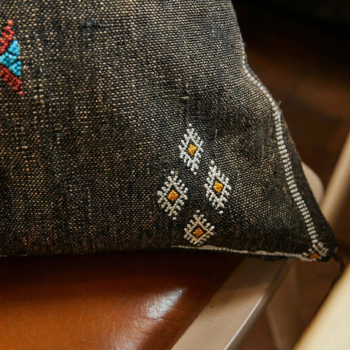 Princess Sabra Cactus Silk Pillow Cover - Grey