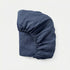 Stonewashed Linen Fitted Sheet - Navy Blue