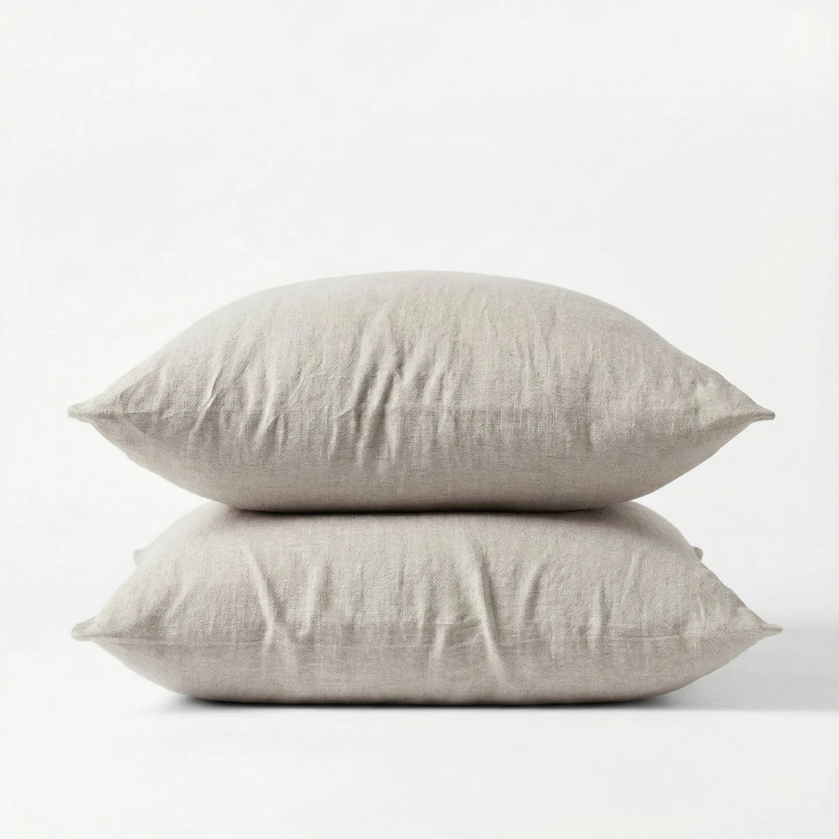 Stonewashed Linen Pillowcase - Sand