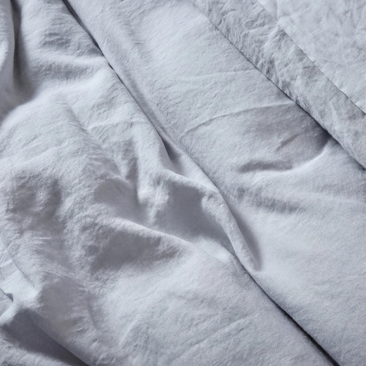 Stonewashed Linen Pillowcase - Light Grey