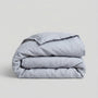 Stonewashed Linen Duvet Cover - Light Grey
