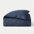 Stonewashed Linen Duvet Cover - Navy Blue