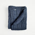 Stonewashed Linen Quilt - Navy Blue