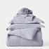 Stonewashed Linen Duvet Cover  set- Light Grey