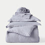 Stonewashed Linen Duvet Cover  set- Light Grey