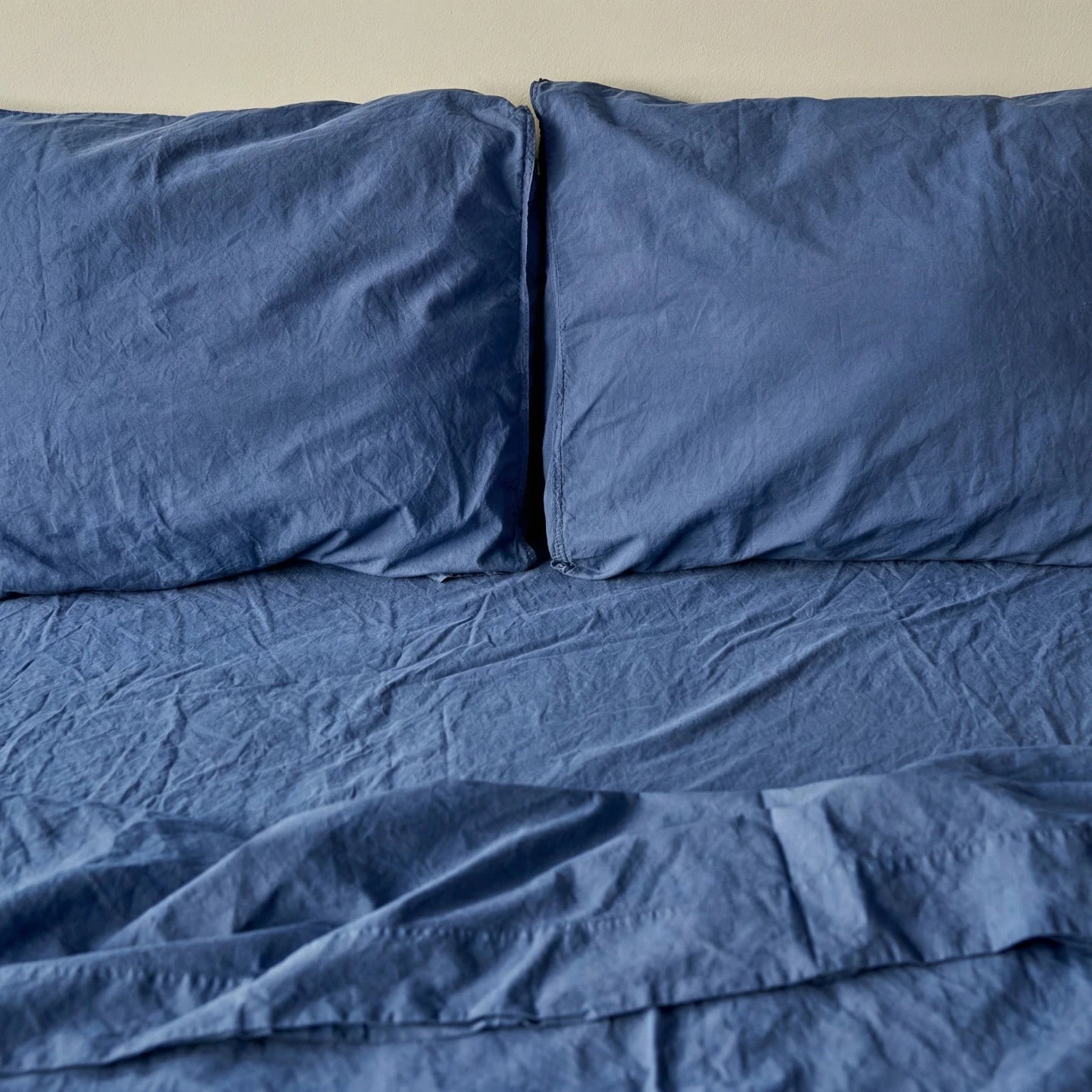 Organic Percale Bed Set - Blue Oceana