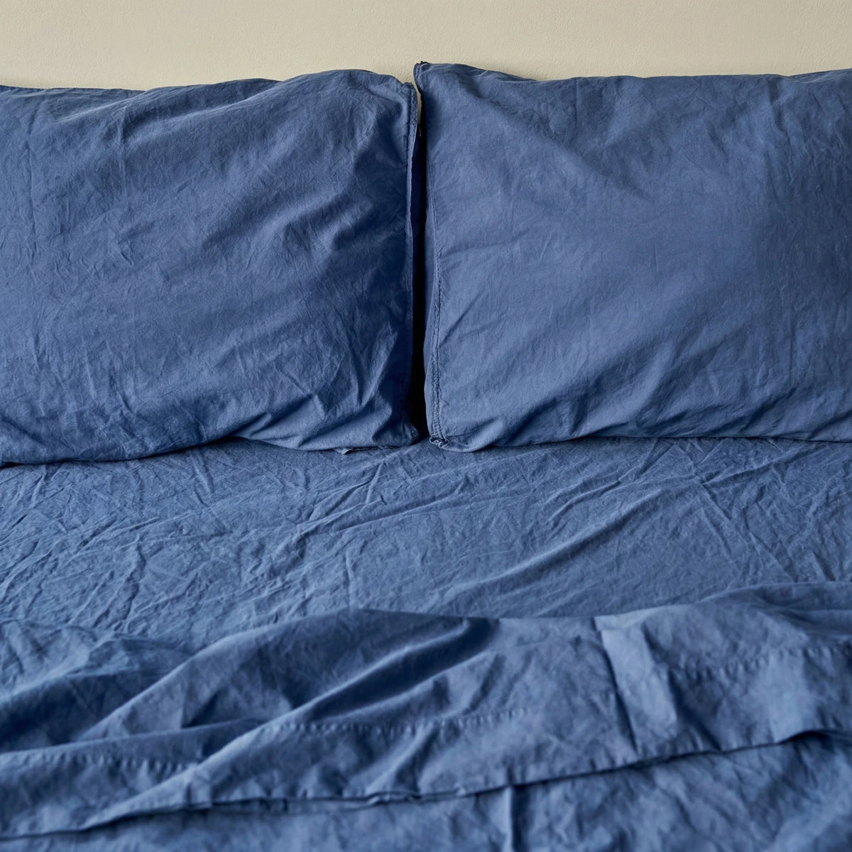 Organic Percale Sheet Set - Blue Oceana