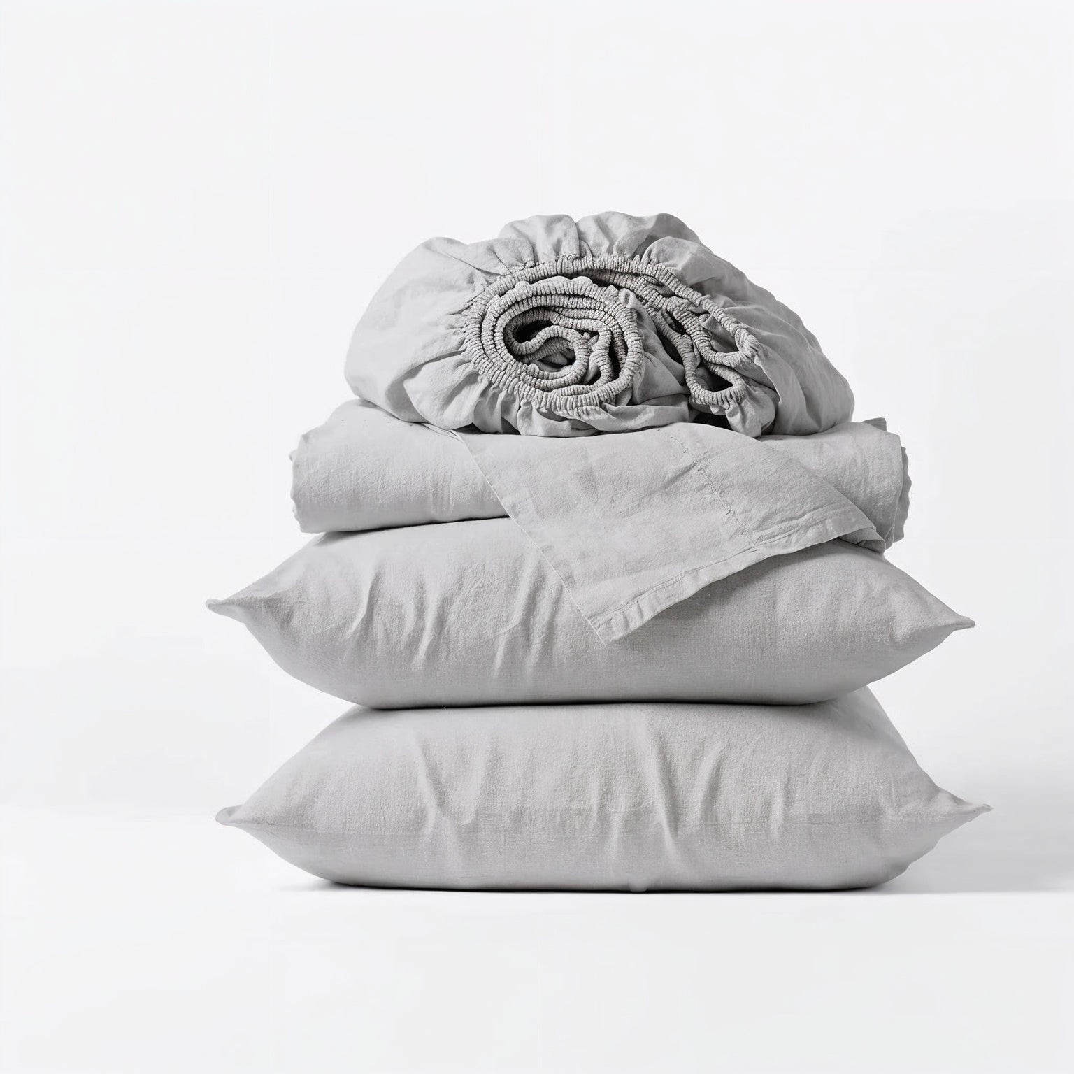 cream organic percale sheet set