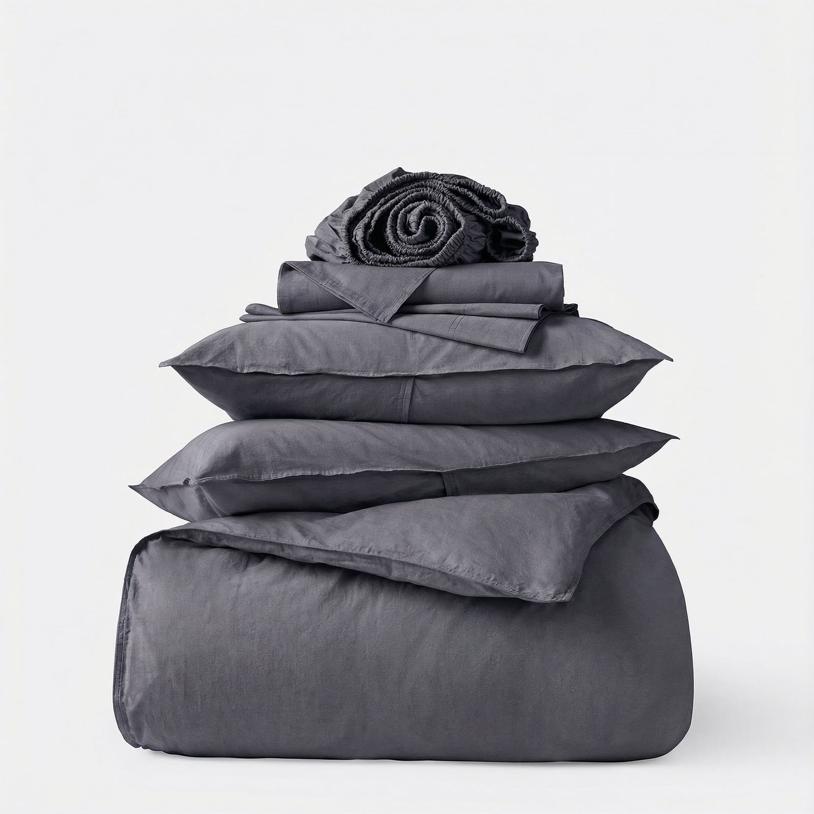 dark_gray_cotton_sateen_bedding_set