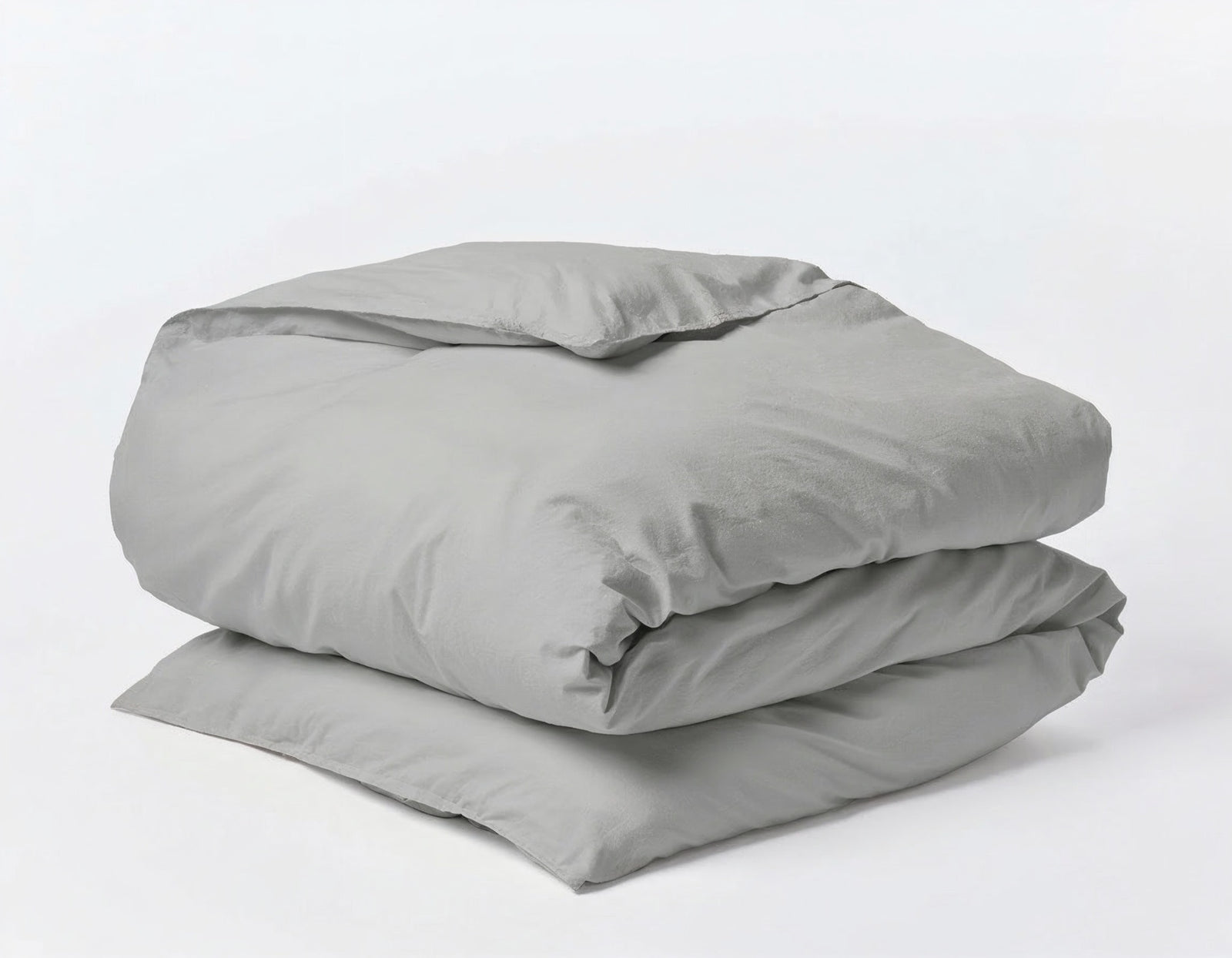 sand organic cotton sateen duvet cover