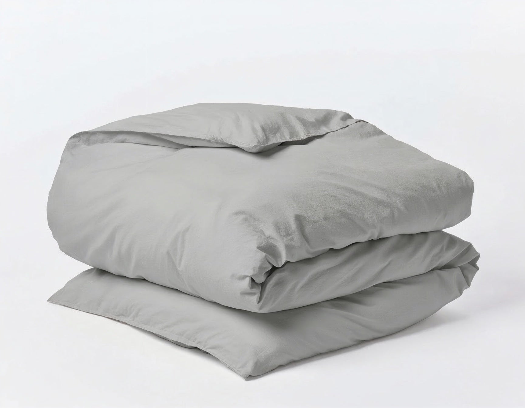 sand organic cotton sateen duvet cover