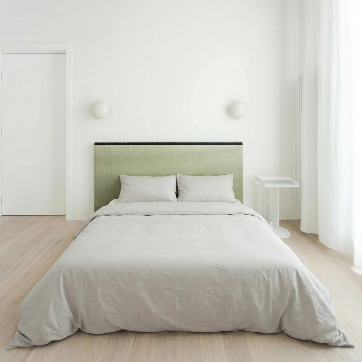 Organic Sateen Duvet Cover - Tatami Sand