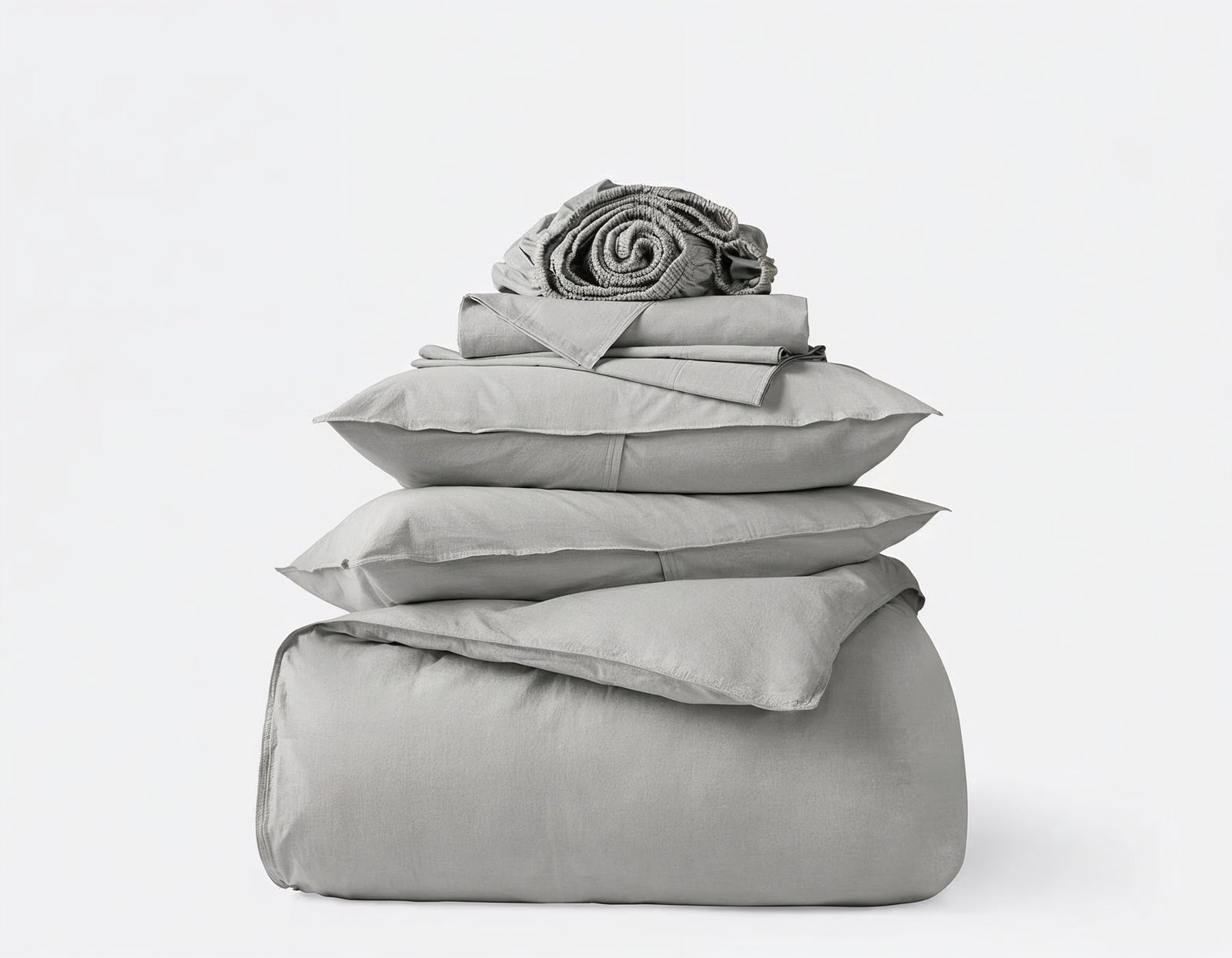 sand  organic sateen cotton bedding set