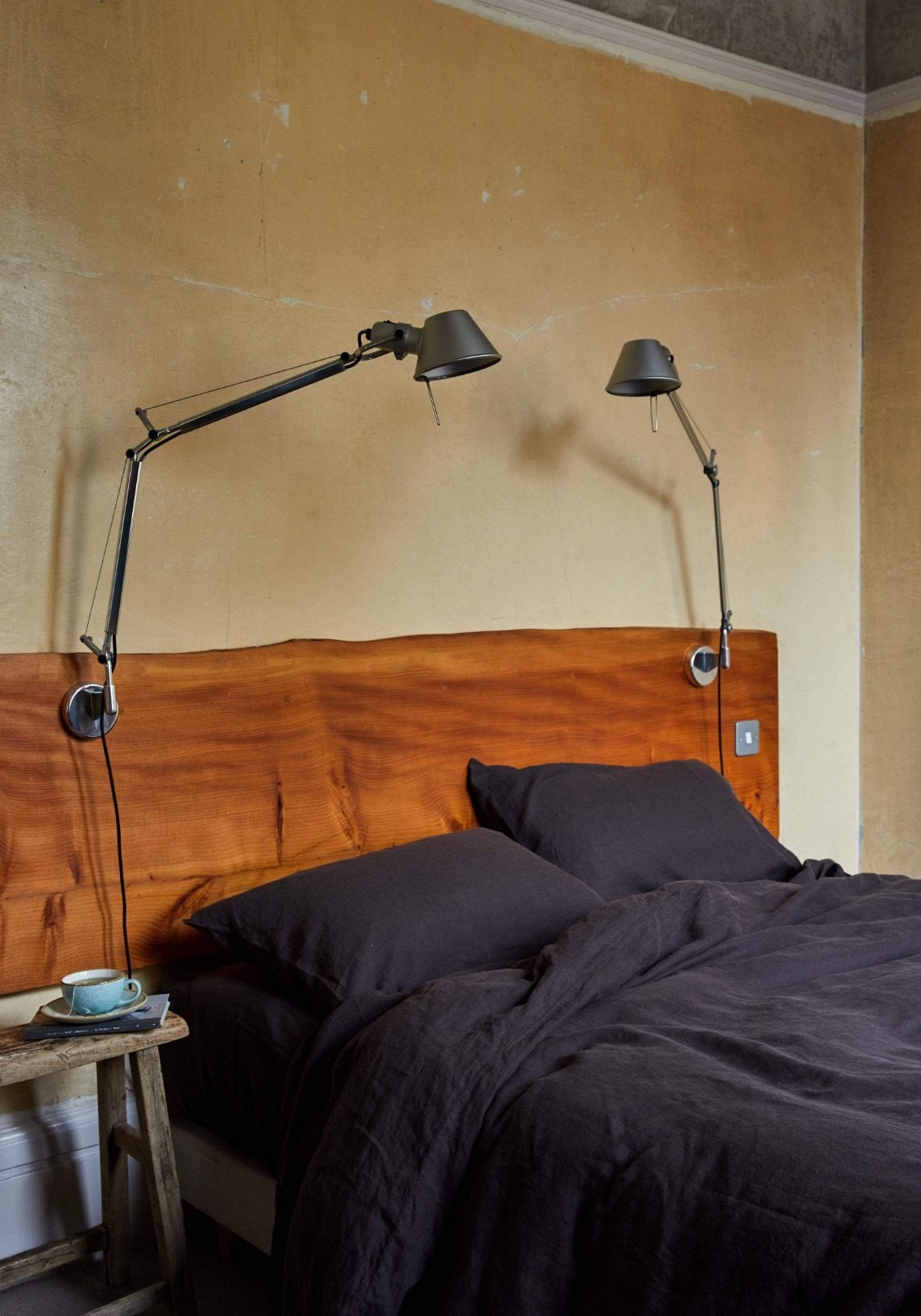 Charcoal Stonewashed Linen Sheet Set