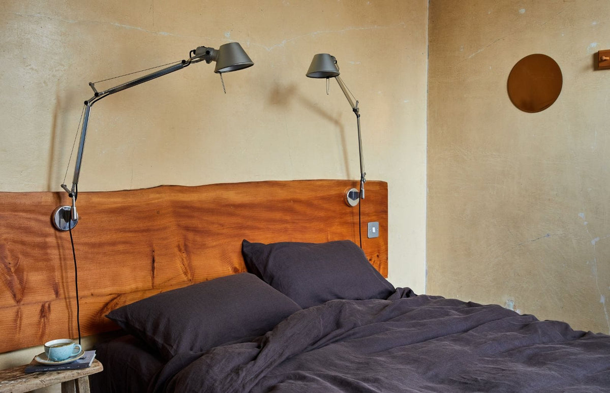 Charcoal Stonewashed Linen Pillowcase