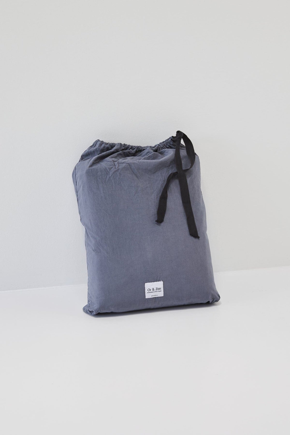 Organic Percale Duvet Cover - Rustic Grey