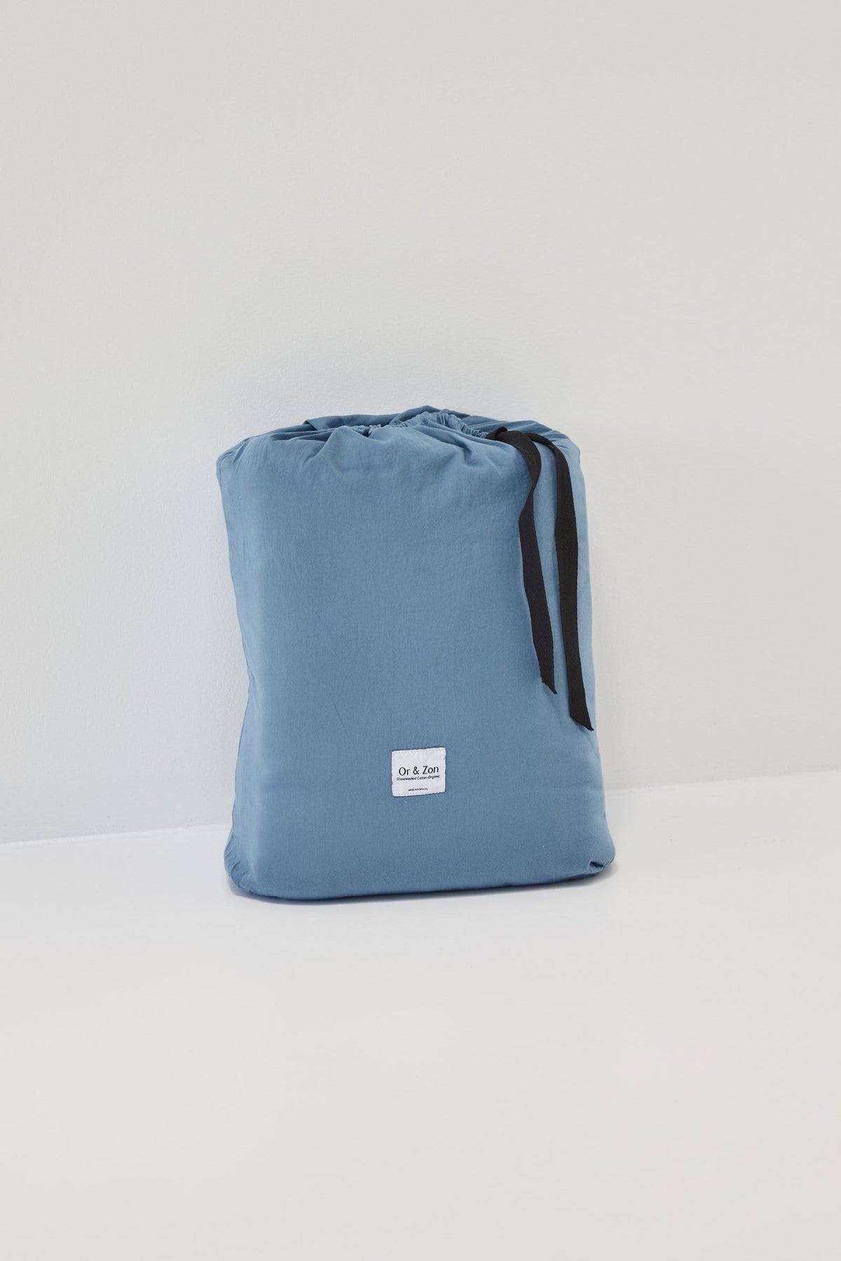 Organic Sateen Duvet Cover  - Aegean Blue