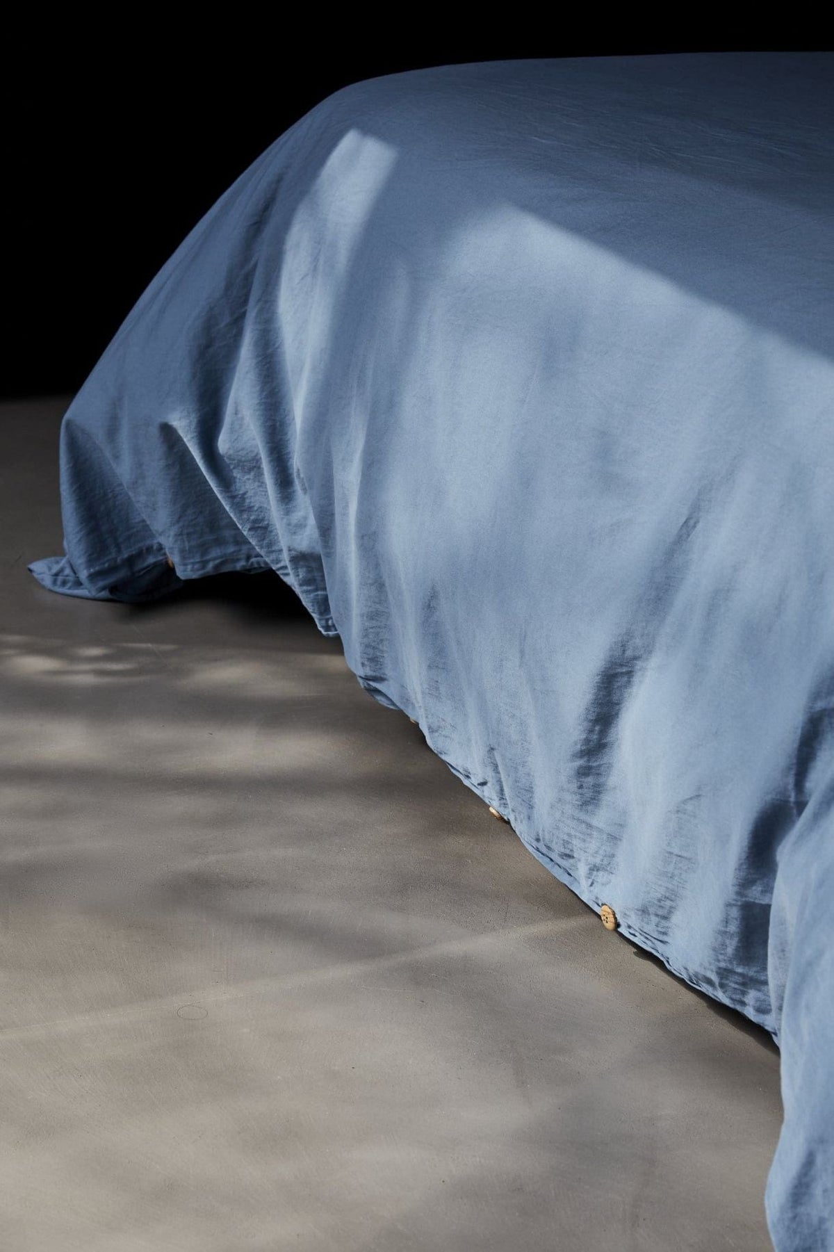 Cotton Sateen Bedding Set - Aegean Blue