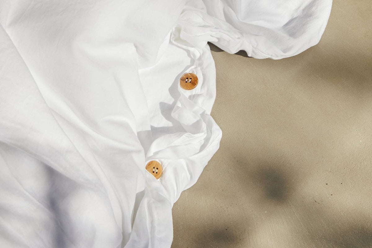 Organic Sateen Sheet Set  - Alpine White