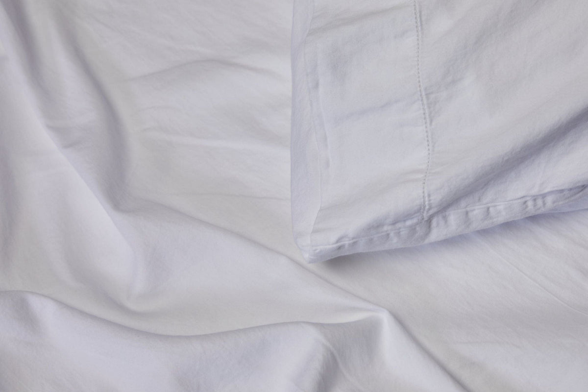 Cotton Sateen Bedding Set - Alpine White