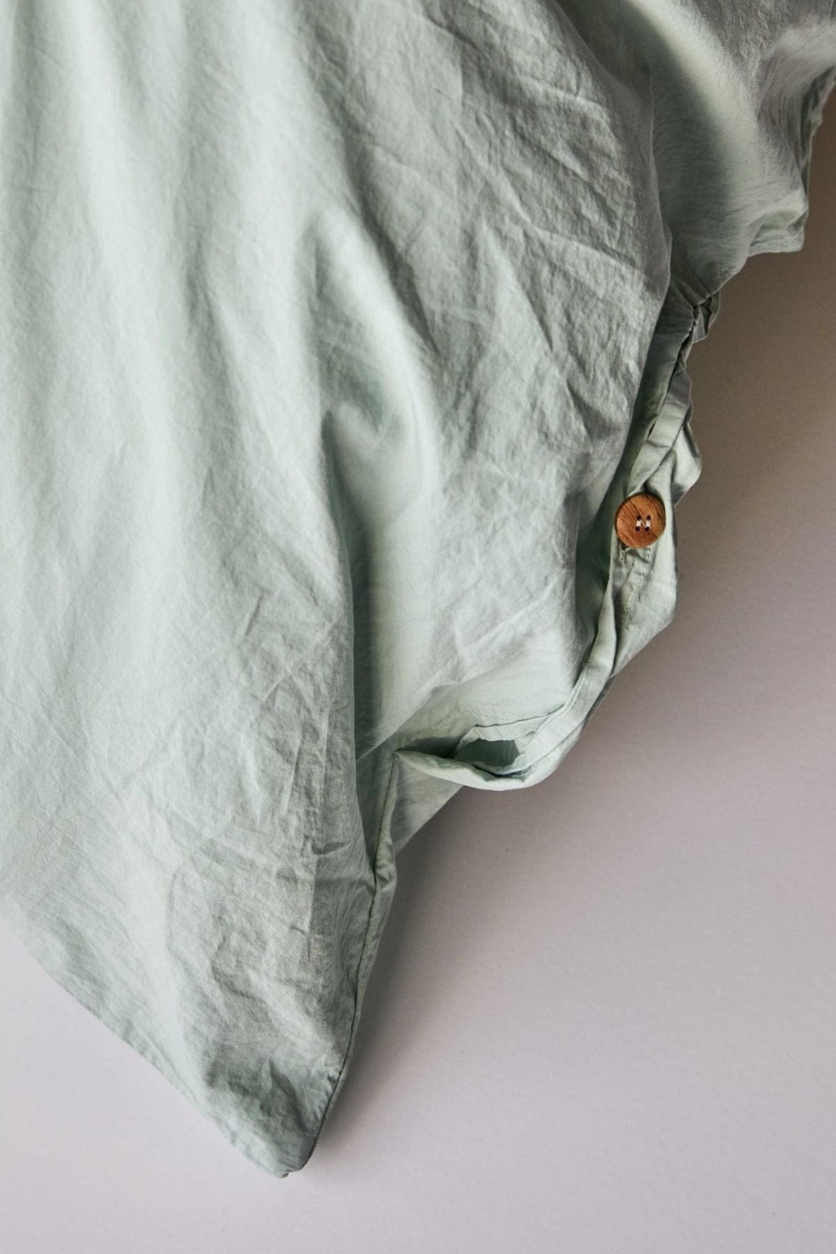 Organic Percale Sheet Set  - Frosty Green