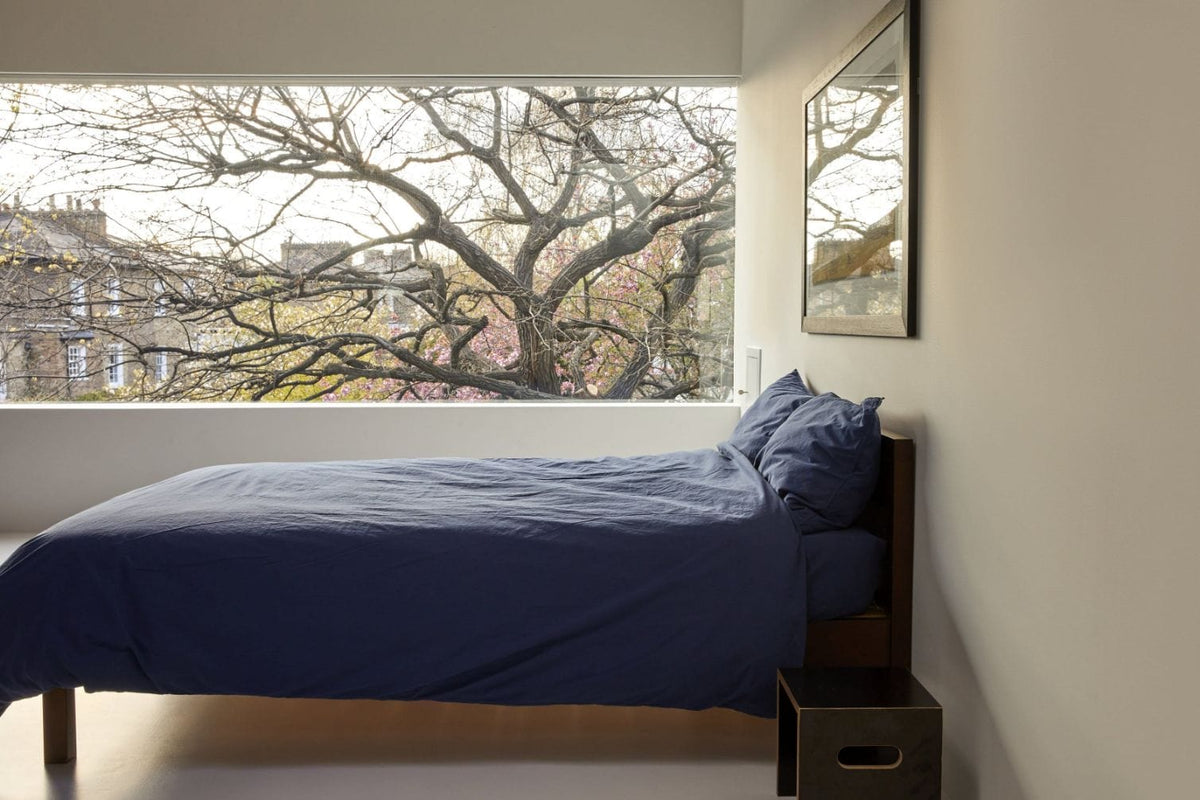 Cotton Percale Bedding Set - Blue Oceana